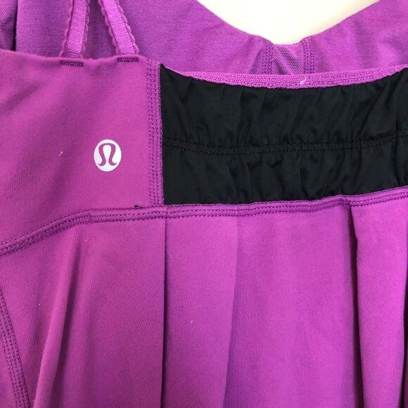 Lululemon Athletica Purple and Black Spaghetti Strap Tank Top Size 6 - Picture 3 of 7